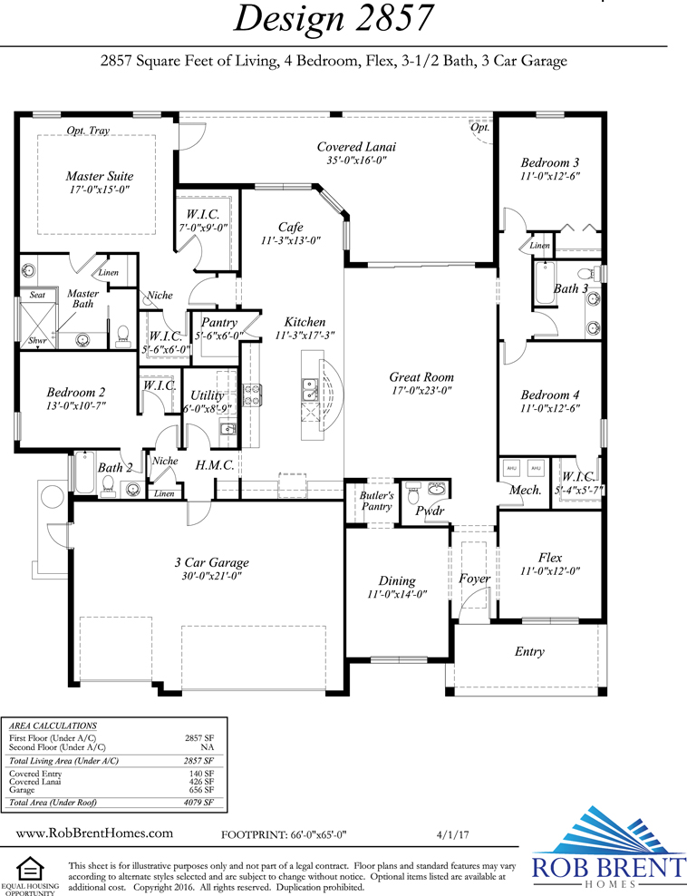 The Rosemere Floor plan